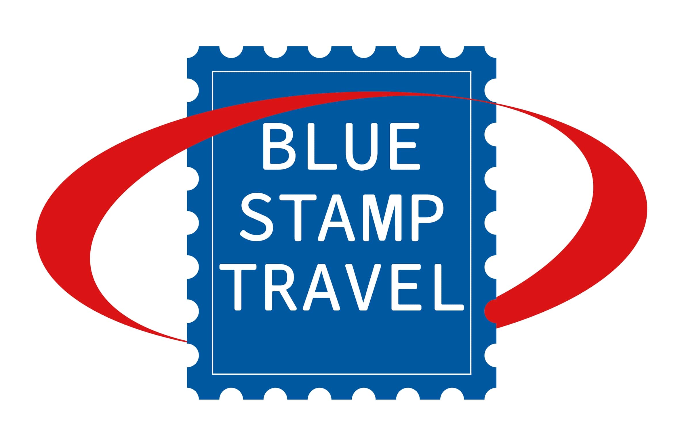 Logo Blue Stamp Travel