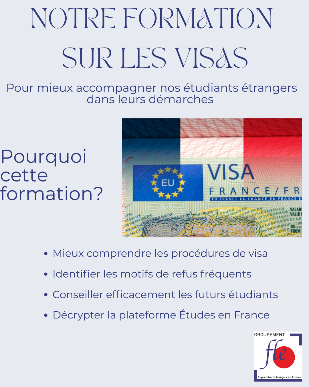 formation visas
